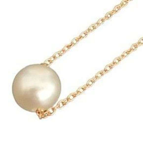 Floating Faux Pearl Necklace for Girls – Bat Mitzvah, Sweet 16, Birthday Gift - Picture 3 of 11